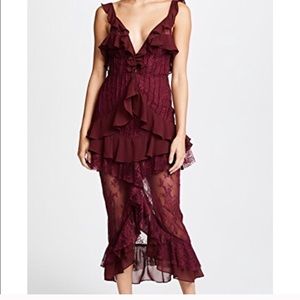 For Love and Lemons 🍋 lace midi dress